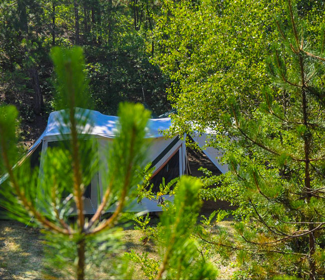 emplacement camping tente verdure sisteron