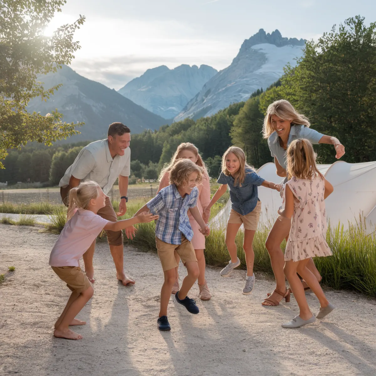 camping vacaf dans les alpes de haute provence